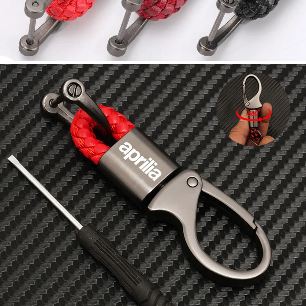 

For Aprilia RSV4 RS660 RS125 Tuareg Tuono 660 V4 GPR150 GPR125 Rsv 1000 R Shiver 750 Sr Gt 200 Keychain Keyring Key Chain Holder