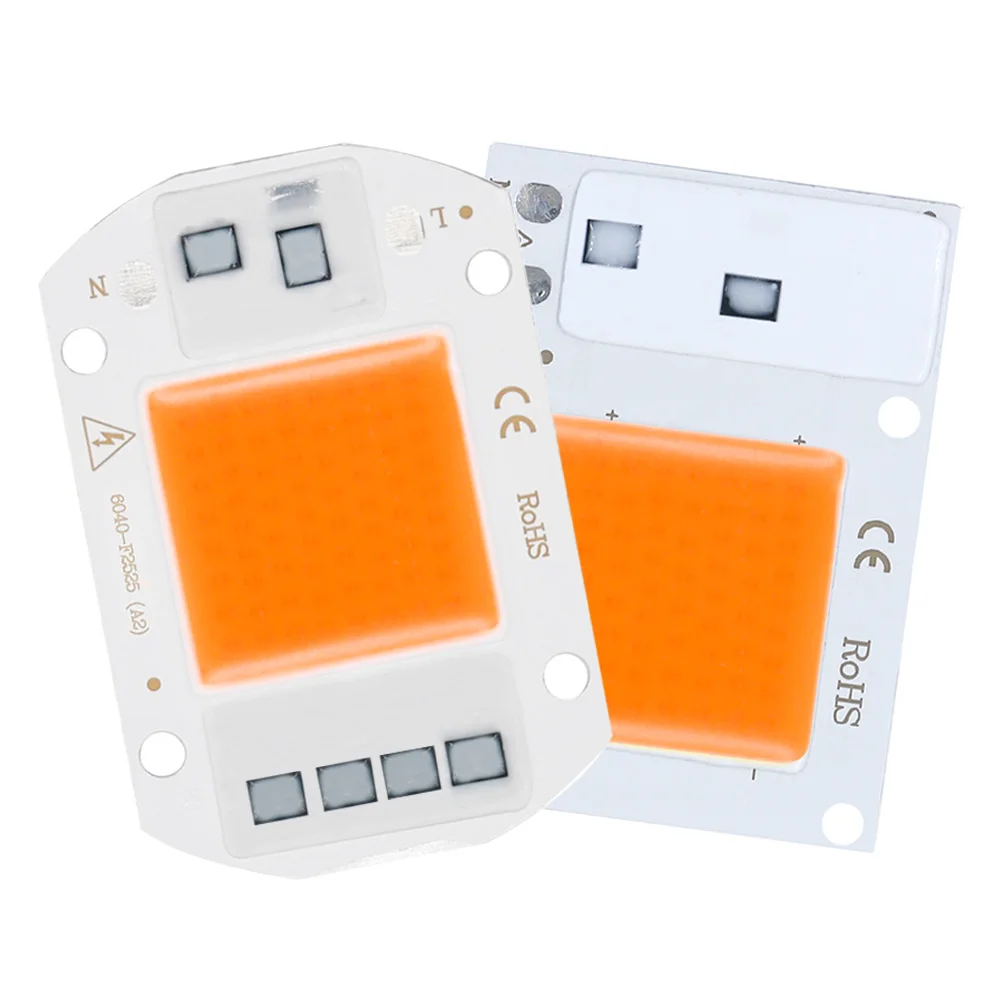 1PCS LED COB Chip Diode Grow light Full Spectrum AC220V 10W 20W 30W 50W LED Beads Lamp Phytolamp for plants grow tent Lighting