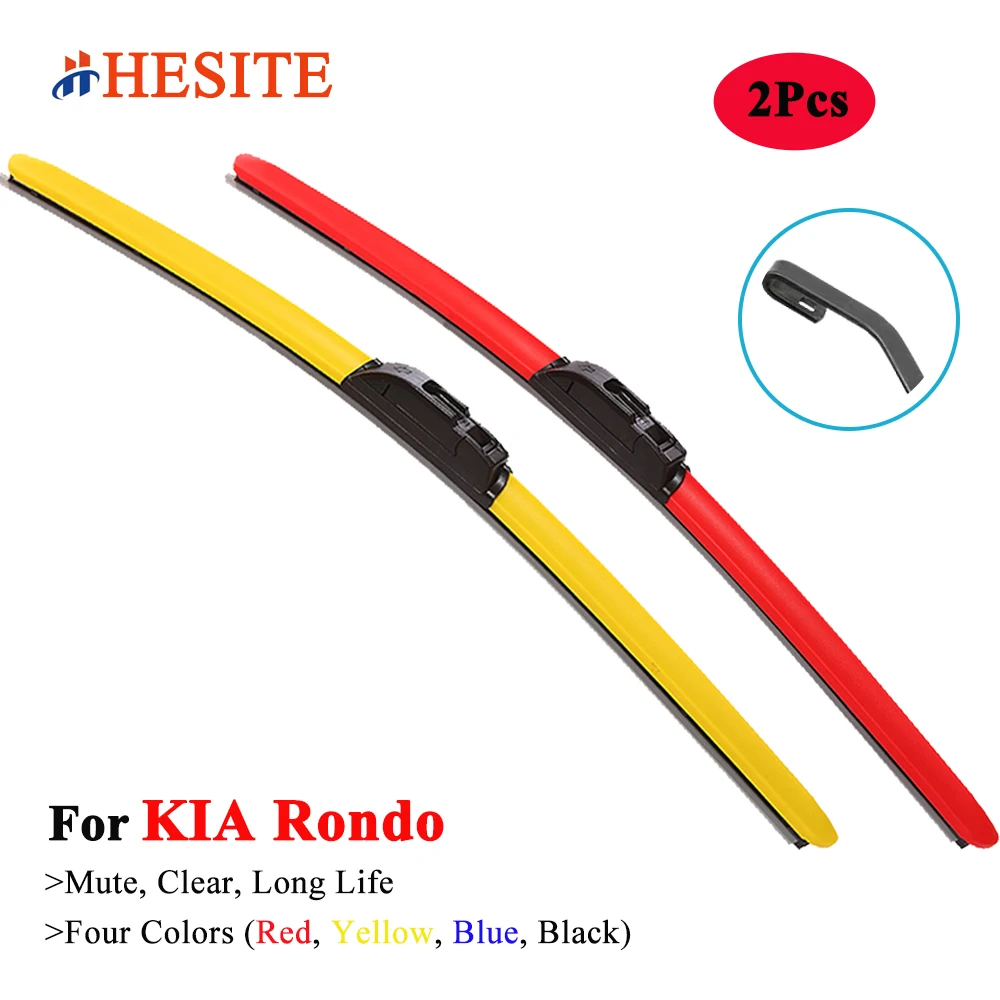 HESITE Colorful Windshield Wiper Blades For KIA Rondo UN RP MPV