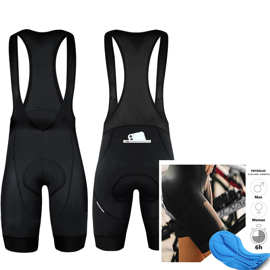 Cycling Shorts Shorts Anti-Loss Zipper Pocket 6H 500KM Mtb Pro Bicycle Bike For Men Women