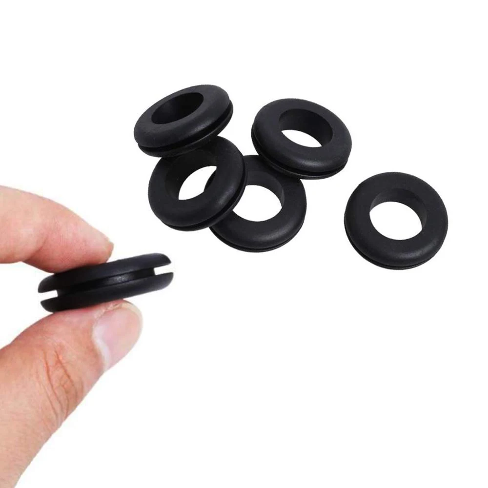 180 Piece Rubber Grommet Kit Rubber Grommets for Various Size Wiring-Grommet Tool Kit for Automotive and Wire, Pipe rubber grommets ring