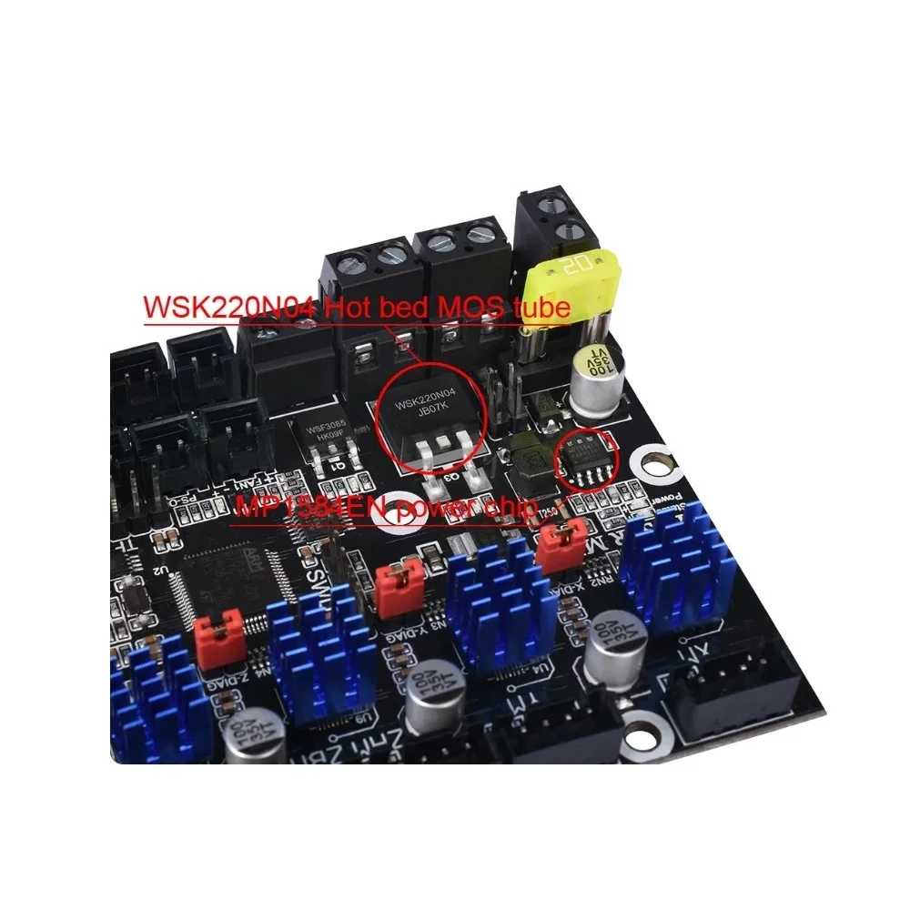 BIGTREETECH BTT SKR 미니 E3 V2.0 제어 보드, 32 비트, TMC2209 3D 프린터 부품 마더보드, Ender3 업그레이드 SKR V1.4 터보용