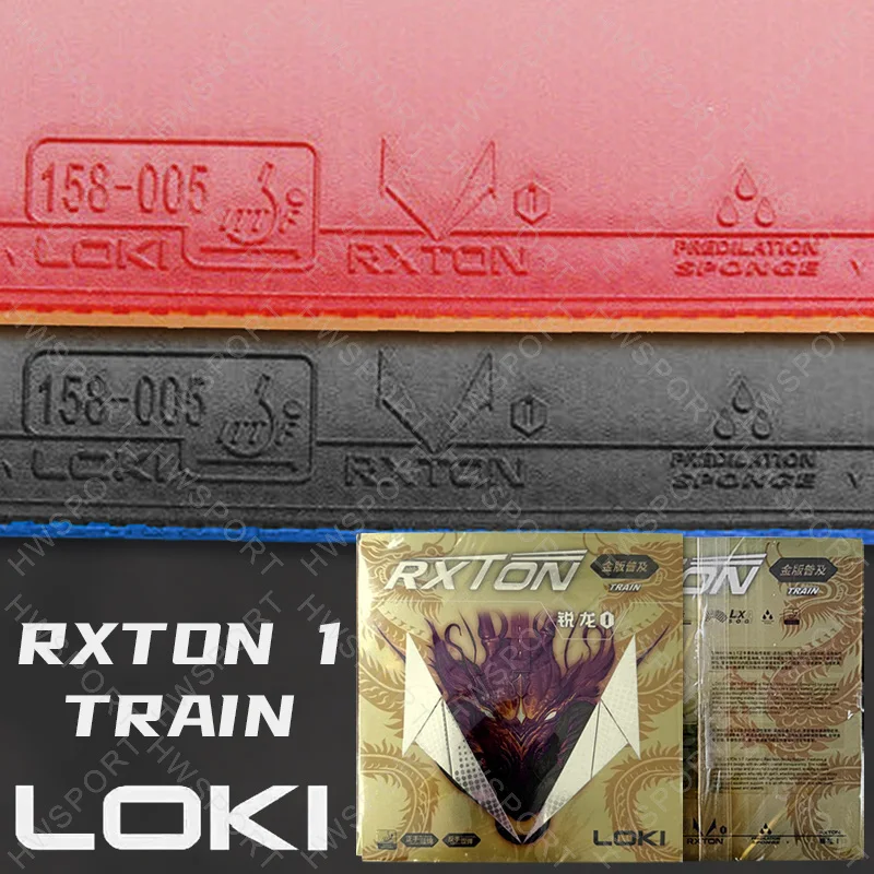 LOKI RXTON 1 Train Table Tennis Rubber Entry Level Ping Pong Rubber Sheet Pingpong Overlay Recreational Beginners Training