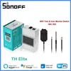 SONOFF TH Elite 16A/20A WiFi Smart Switch LCD Display Temperature And Humidity Monitoring Switch Smart Home Automation Module 1