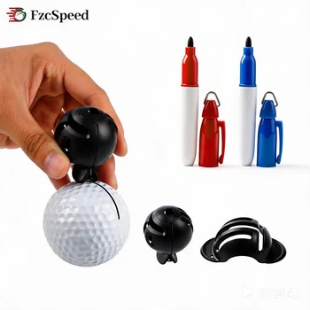Strumento per la marcatura delle linee sul pallino da golf, strumento per l'allineamento del putting, strumento per la disegnatura delle linee sul pallino da golf per uomini e donne