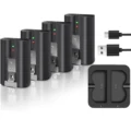 4 batteries charger
