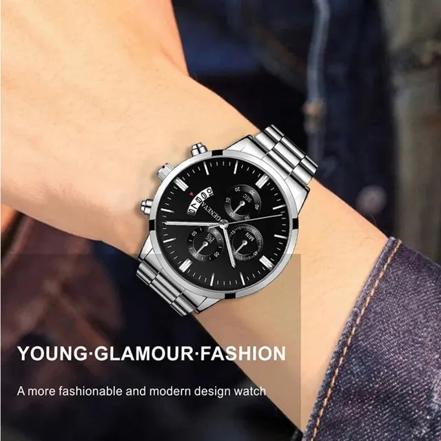 Fashion Men Watch Luxury Calendar Quartz Wrist Watch Business Watches - Image 6