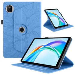 Copertura per tablet in PU pelle con supporto girevole a 360° - Adatta universalmente per tablet da 8,7 pollici