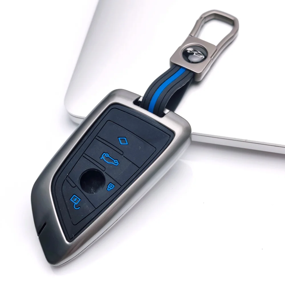 Premium Zinc Alloy Silicone Key Case Cover
