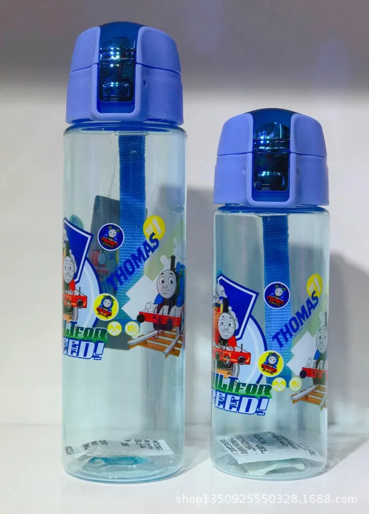 1pcs 350ml-470ml Disney princess children water bottle Frozen Elsa drinking cups boy girl student Mickey mouse summer kettle cup