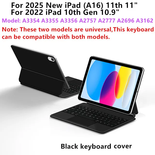 Magic Keyboard for iPad A16 11th 2025 Smart Case for iPad 11th