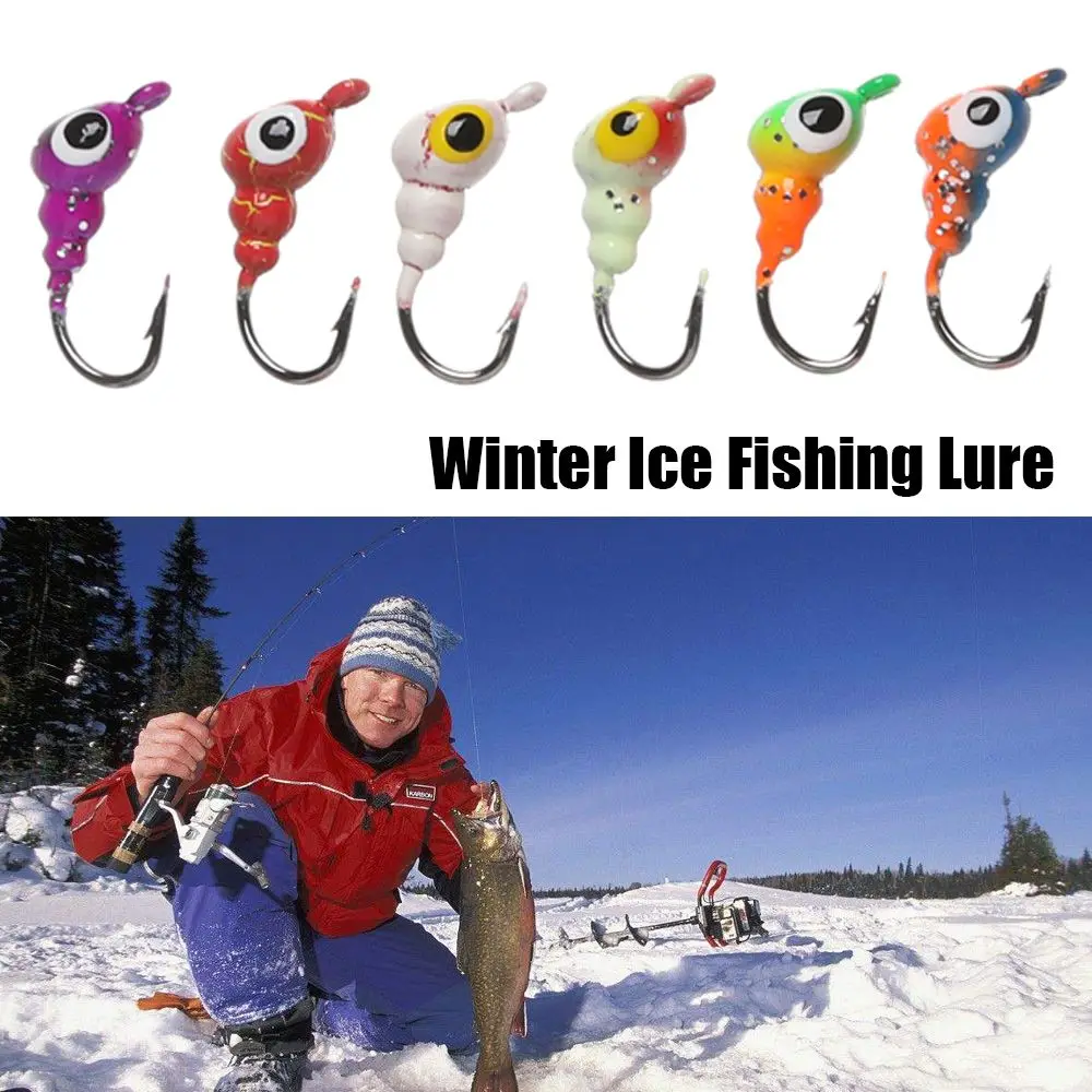 

Artificial Walleye Jigging Ants Shaped AD-Sharp Lead Hard Hook Winter Ice Fishing Lure