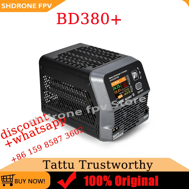 SkyRC BD380+ 380W 40A Analyseur Décharge Batterie RC Bluetooth