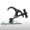 2-10 Pair Aluminum Light Hook LED Moving Head Light Hook Stage Light Truss Clip Folding Spring Hook Lighting Hook 3