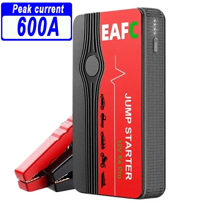 Portable 600A Car Jump Starter Power Bank 12V Engine Battery Charger  Booster Car Battery Starter Charger with LED Flashlight - AliExpress