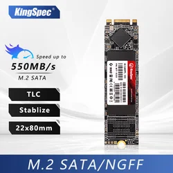KingSpec SSD M2 SATA 2280 1tb 128gb M2 NGFF SATA SSD M.2 1tb Hard Drive Internal Solid States Disk for Desktop Laptop Computer