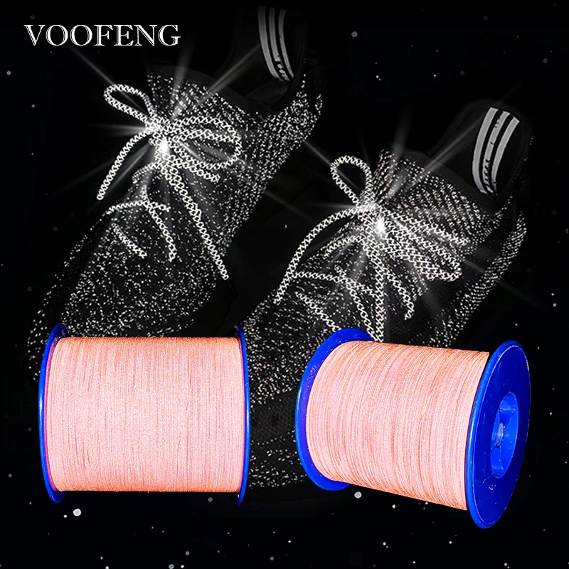 voofeng-05mmx4000m-red-double-sides-reflective-thread-yarn-reflector-knitting-for-clothes-webbing-shoes-socks-rs-11rt