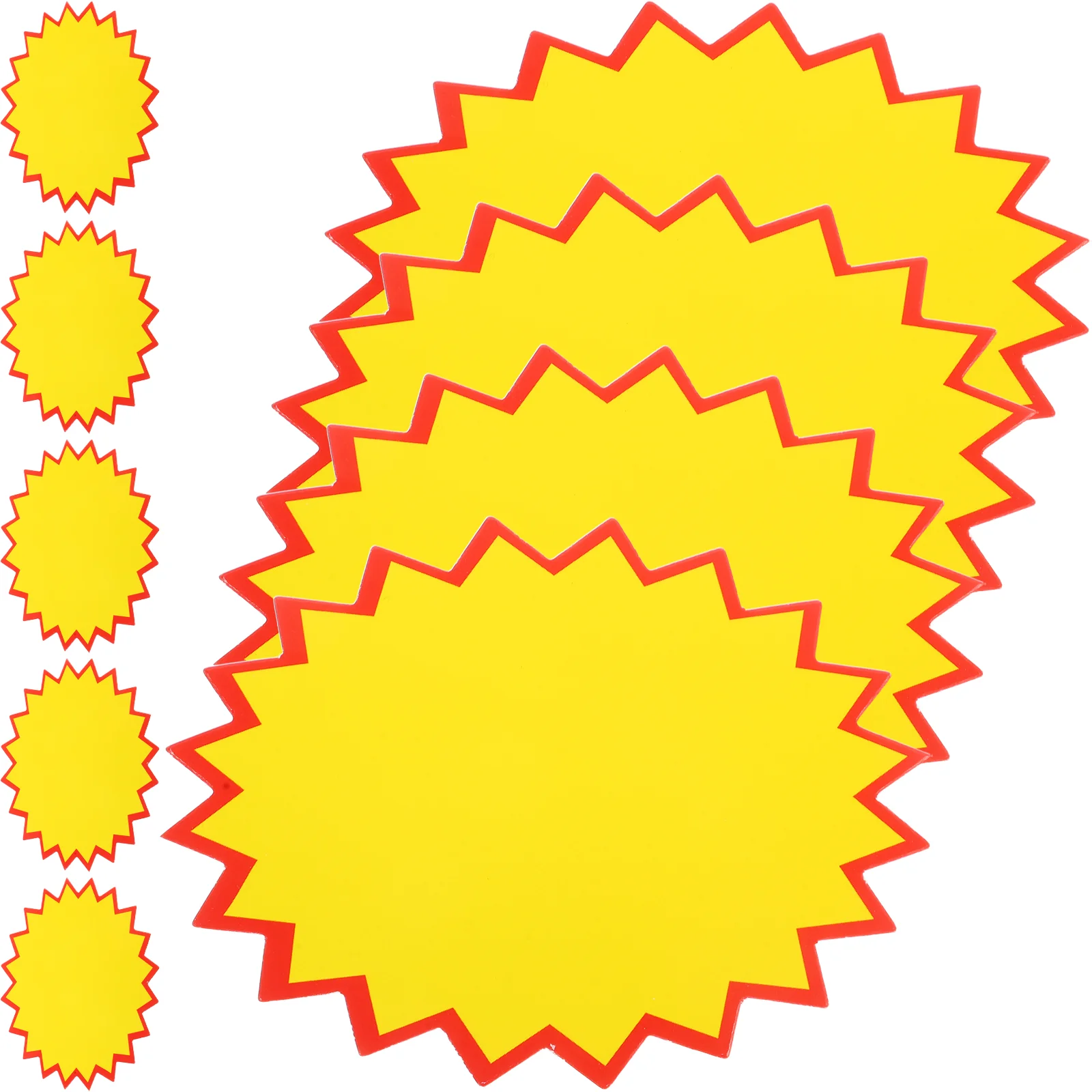 

100/200 шт., бумажные наклейки для рекламы, 11 х6 см