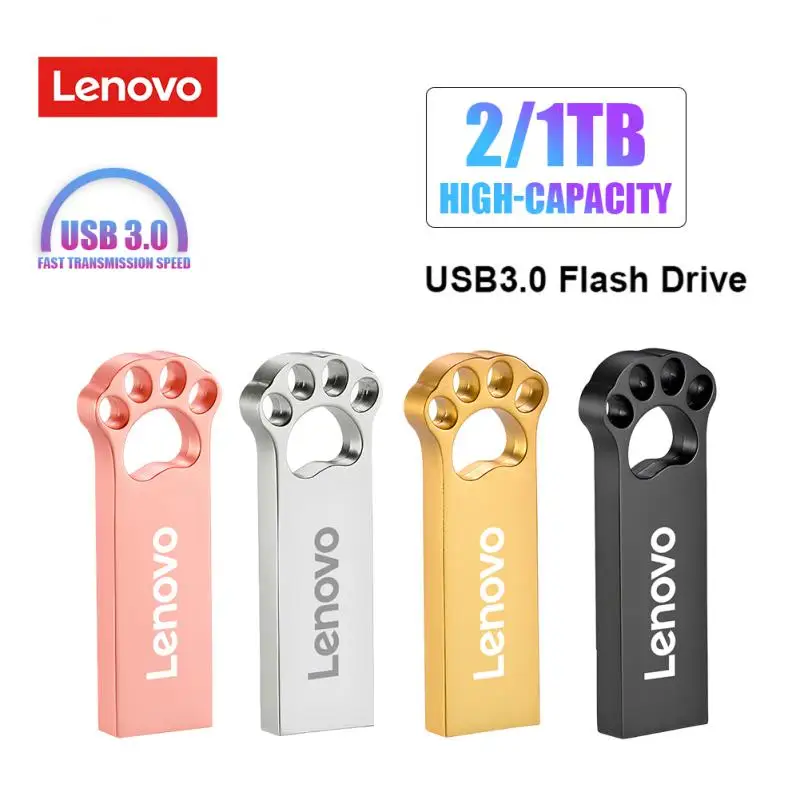 Lenovo 2Tb Usb Flash Drive Usb 3.0 Pen Drive 2Tb Pendrive Memory Stick U Drive Memary Usb Sticks Per Smartphone Macbook Tablet