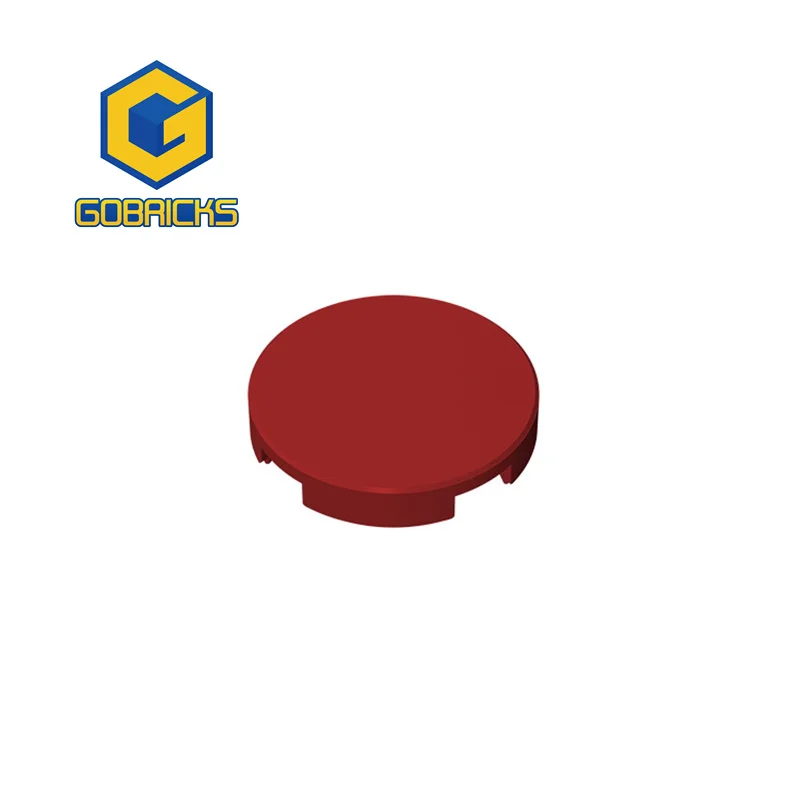 Gobricks 10PCS 브릭 부품 플랫 타일 2X2 라운드 14769 4150과 호환..