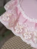 Nordic Ins Classical Warm Pink Table Lamp LED E27 Resin Fabirc Art Decorative Desk Lights Girls/Princess Room Bedroom Bedside 4