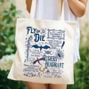 Basgiath War College Fourth Wing Tote Bags Gifts for Book Lover Bag Women's Handbag Readers Are Leaders Canva Tote Bags Bookworm 2