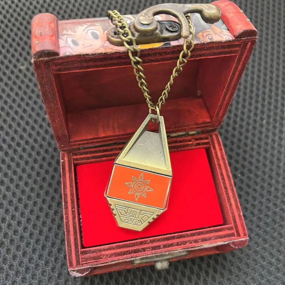 

Digimon Adventure Memorial Necklace Crest of Courage Digimon Tag and Crests Metal Pendant Set in Vintage Box