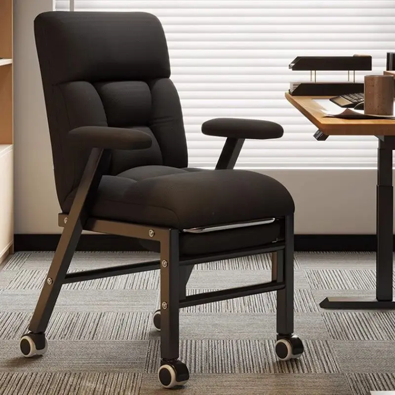 Mobili ergonomici per sedie da ufficio reclinabili - Scrivania regolabile con funzione di inclinazione con blocco multiposizione per mobili da ufficio domestico - immagine 2