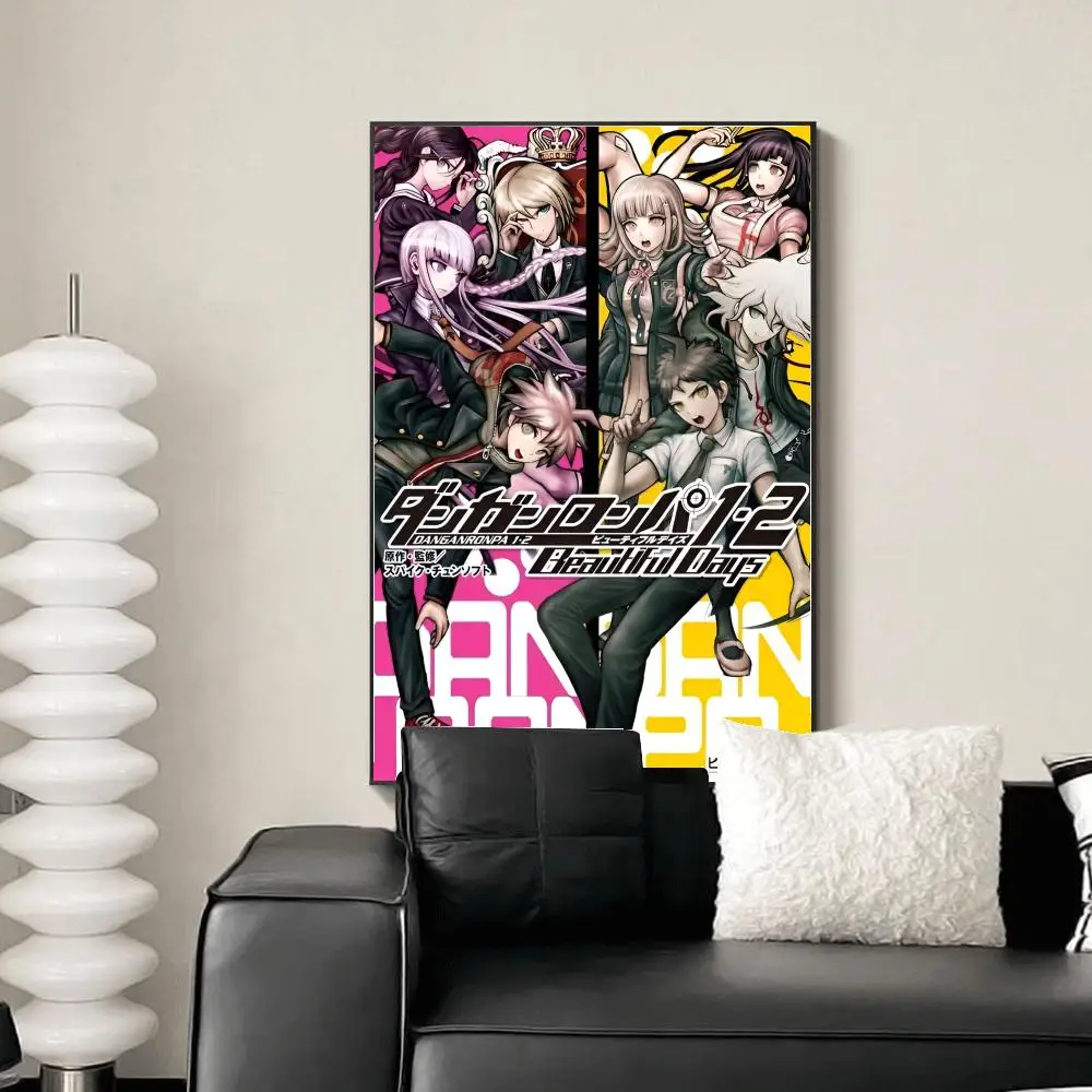 D-DanganRonpa 그림 서예 코튼 캔버스 벽 아트 포스터 HD 인쇄 현대 홈 장식 그림