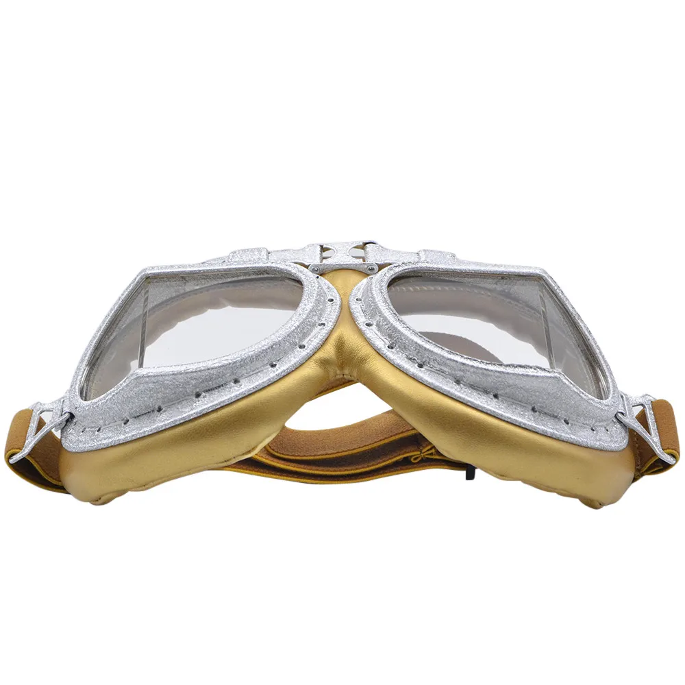 Motorradbrille Pilot Motorrad Fahrradbrille Retro Jet Racing Googles Brille Moto Helm Brille – Detail 6