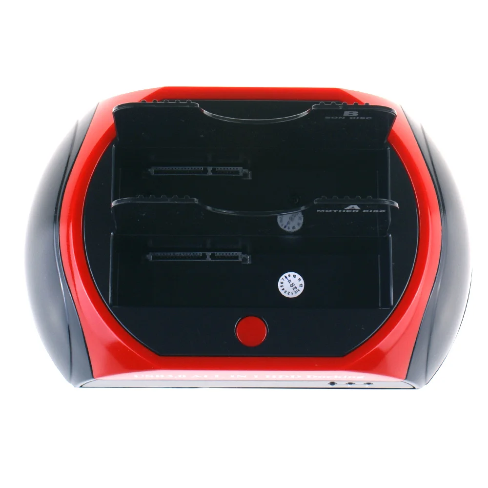 Dual-Bay Hard Drive Docking Station USB 3.0 SATA for 2.5 and 3.5 inch