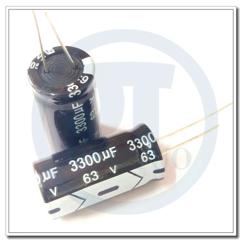 2 шт. 3300uF63V 63V3300uF 3300MFD 63WV 18*35 мм радиальный алюминиевый электролитический конденсатор