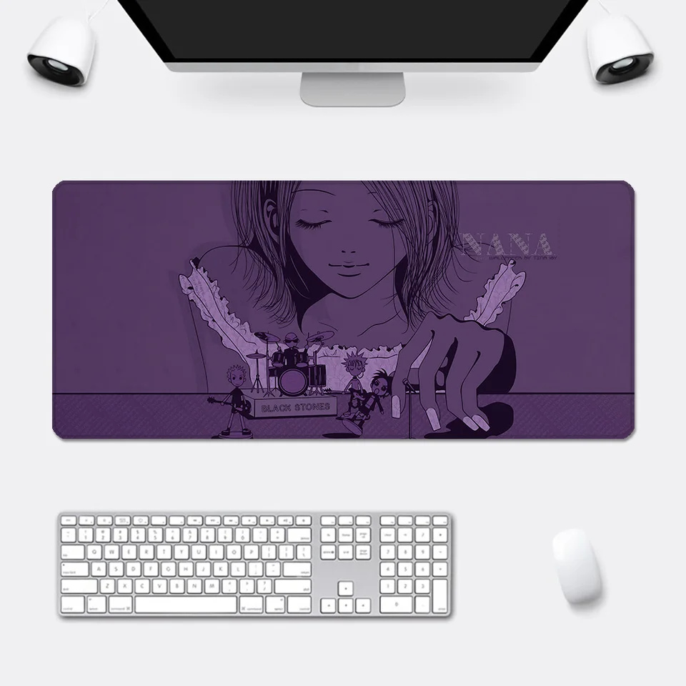 nana anime Mousepad HD Printing Computer Gamers Locking Edge Non