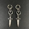 87385-ce145b.jpg Boucles d'oreilles Punk Grunge Rock à rivets, chaîne, Cool, mode géométrique, goutte d'eau, gothique, breloque esthétique, bijoux, accessoires Hip Hop