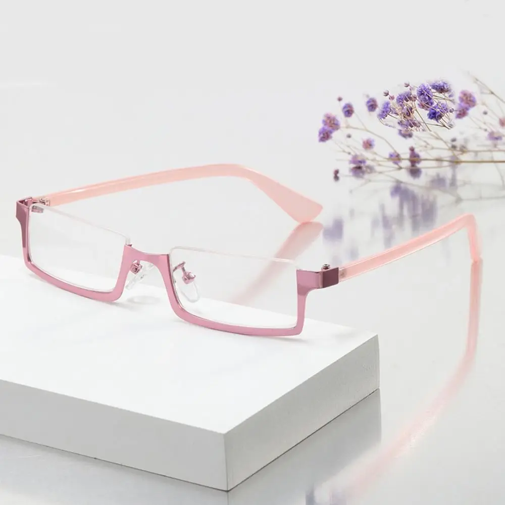 Augenschutz Anti-Blaulicht Brille bequeme ultraleichte Metall quadratische Brille Blue Ray Blocking Frame Brillen Büro – Detail 18