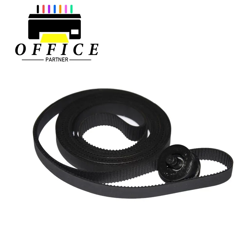 1X New 36inch C6072-60198 For HP 1050 1055CM 1055C Designjet 1050 1055 1055C Plotter Carriage Belt with Pulley
