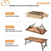 Coffee Table, No Assembly Low Coffee Table, Floor Table Desk for Sitting on The Floor, Portable Floor Table for Living Room 2