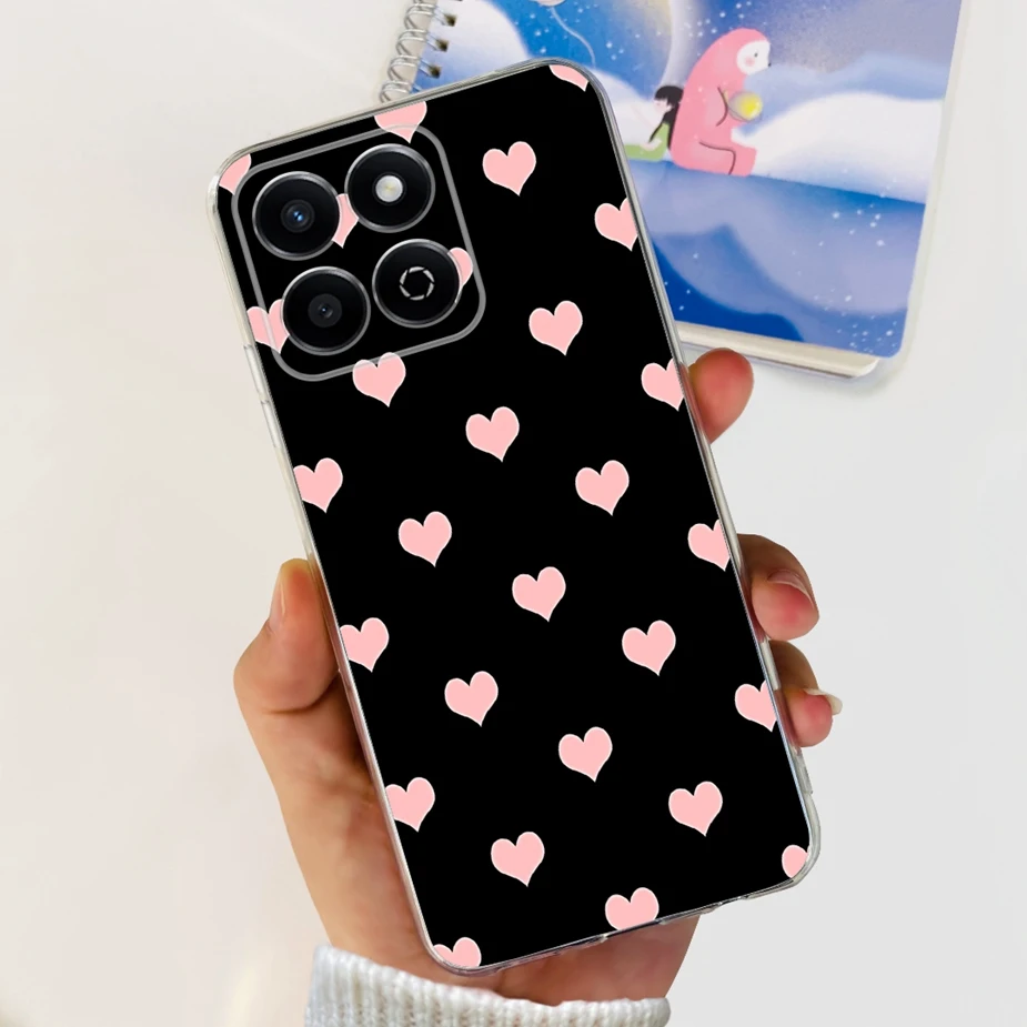 Cute Cat Butterfly Painted Soft Silicone Phone Case Cover