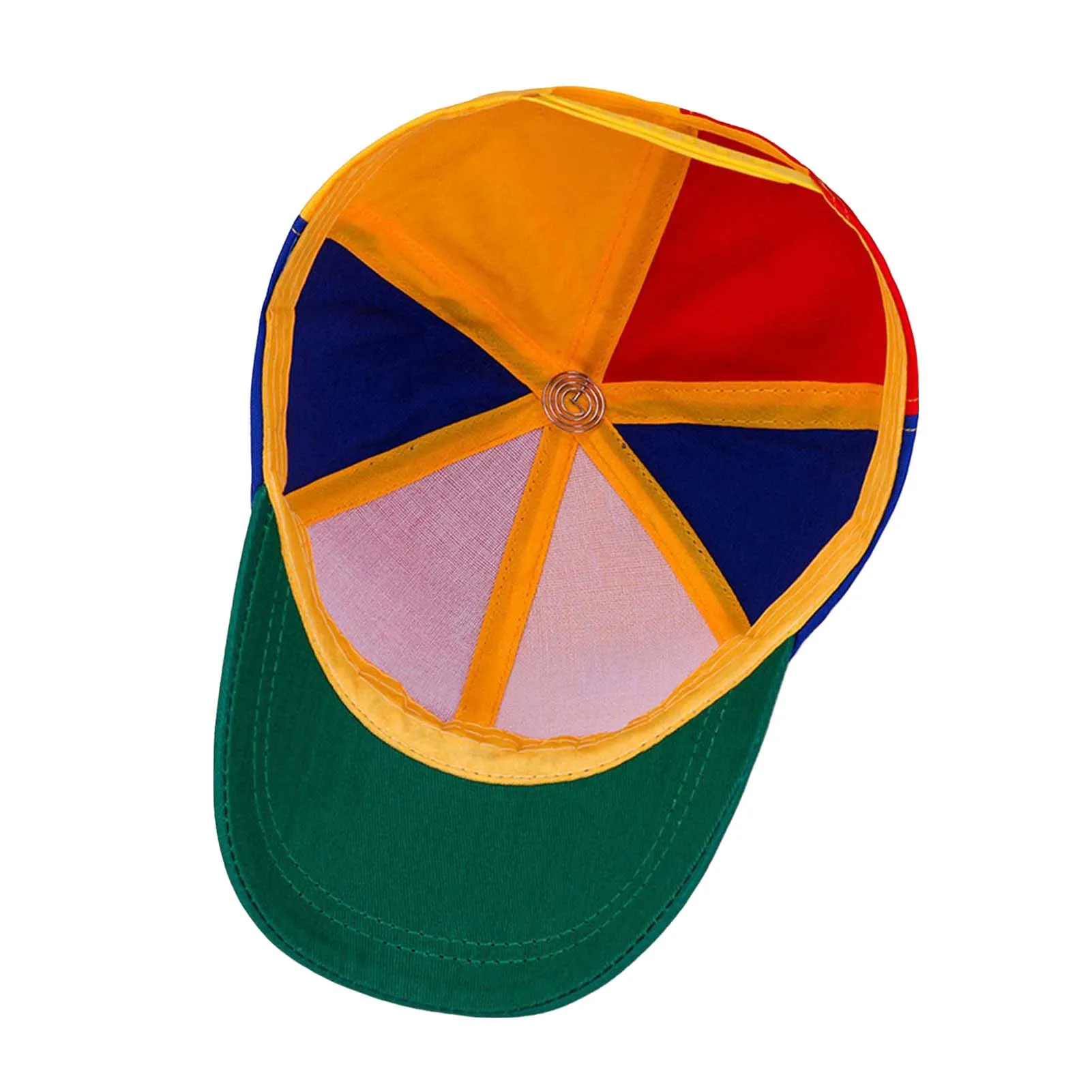 Rainbow Baseball Cap Propeller Hat Adjustable 52-56cm Snapback Hat Unisex Baseball Cap for Children Outdoor Cycling Climbing 4