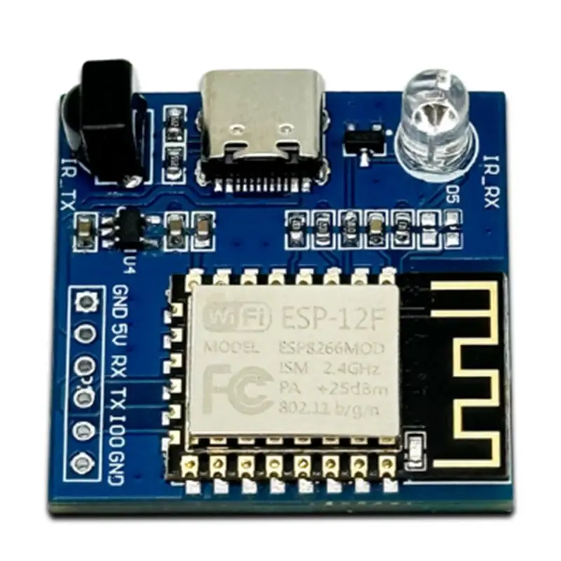 ESP8266 NEC 명령용 적외선 송수신기 WIFI ESP-12F 모듈 TYPE-C 인터페이스 전송 모듈