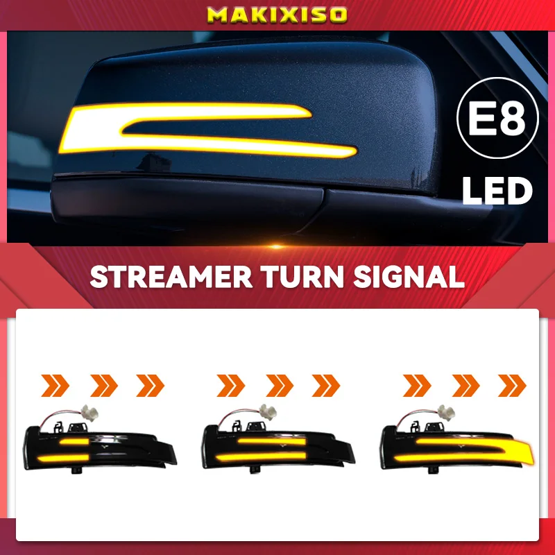 

2 шт., динамический поворотник для Mercedes Benz W204 CLA A B C E S GLA GLK CLS Class W176 W212