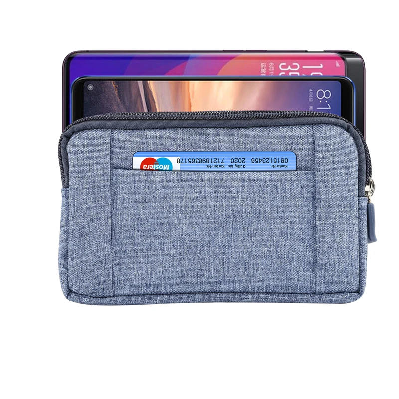 Universal Denim Phone Case Pouch for iPhone Samsung Huawei Xiaomi Redmi Waist Bags Belt Clip Cover iphone case phone case