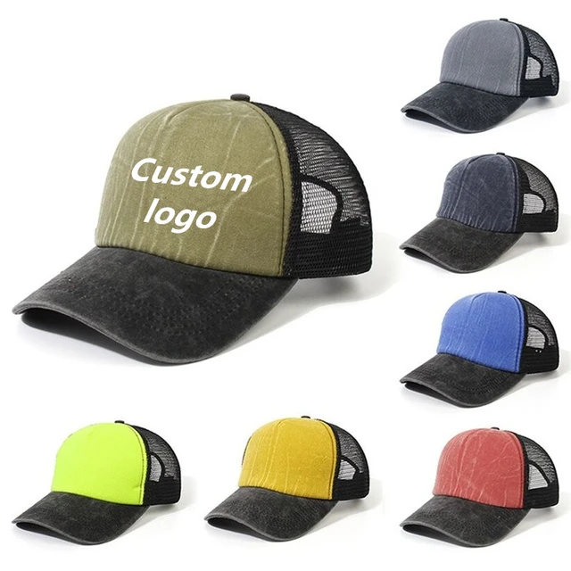 Adult solid plain cotton baseball cap Custom logo men sports hats  Adjustable Women's cotton trucker caps snapback hats - AliExpress