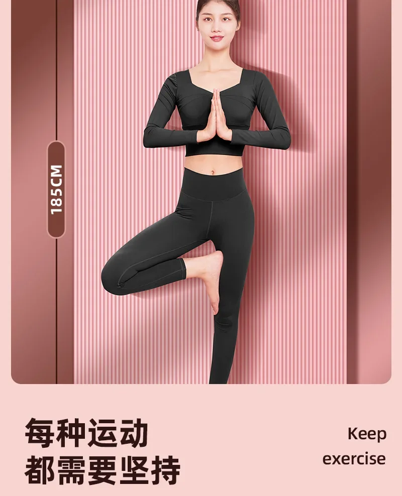 Description Picture 6 of itemNBR 15mm Thick Yoga Mat Anti-slip Blanket Home Gym Sport Health Lose Weight Fitness Mats Exercise Pad for Women