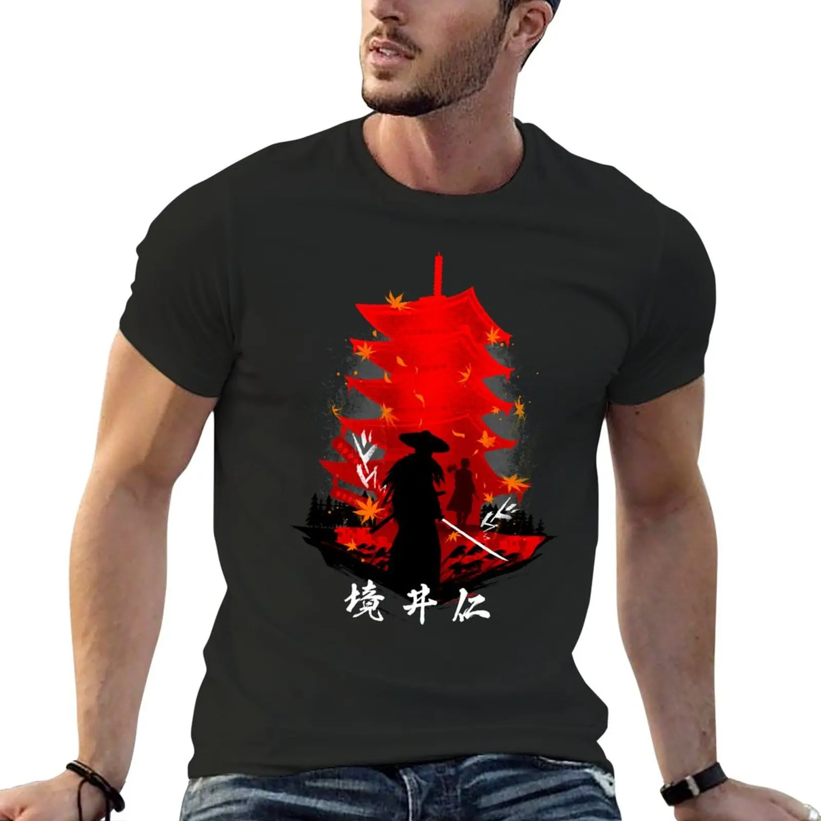 

Ghost and Lady Masako T-Shirt quick drying sports fans anime quick-drying black t shirts for men