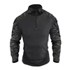 Airsoft Paintball Shirts Multicam CP Camo Cotton Tactical Shirt Men Clothing Army Combat T-Shirt Hunting Clothes Wear-resisting 1