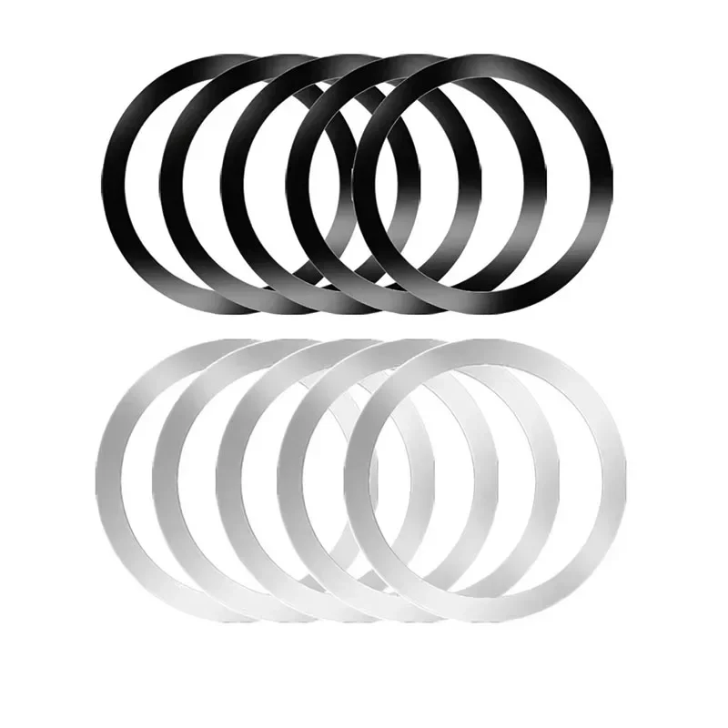 Universal Stainless Steel Magnetic Plate Ring for Wireless Chargers and Car Phone Holders