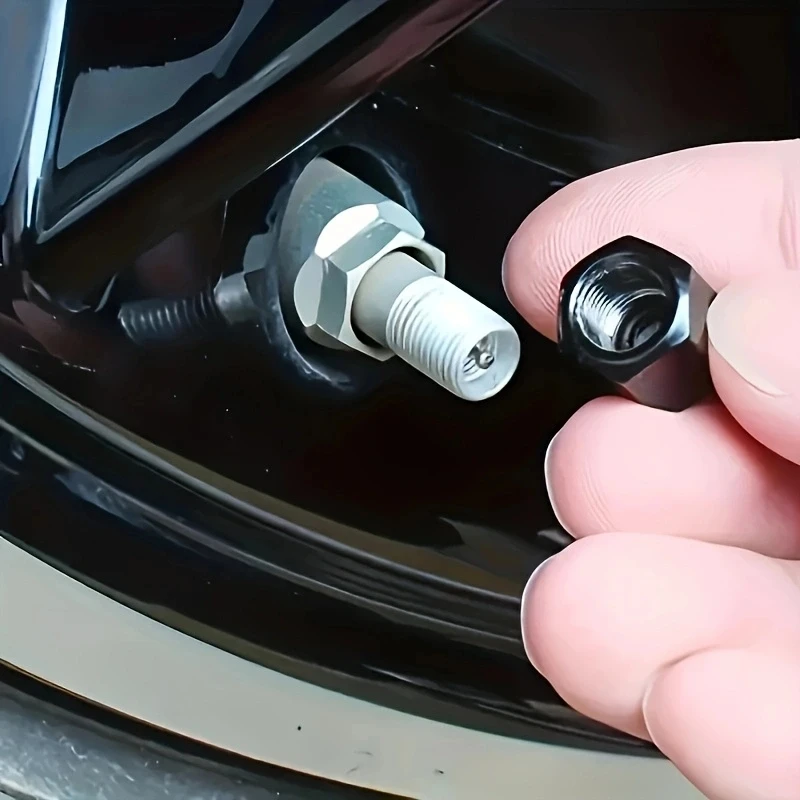 4pcs Alien Car Wheel Tire Valve Cap 3