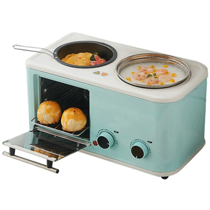 Hot products 220V Blue Three In One Multifunction Mini Electric Breakfast Machine