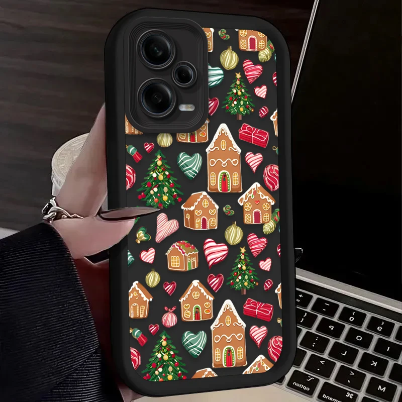 Christmas Cake Lollipop Design Soft Phone Case